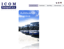 Tablet Screenshot of icomtransport.cz